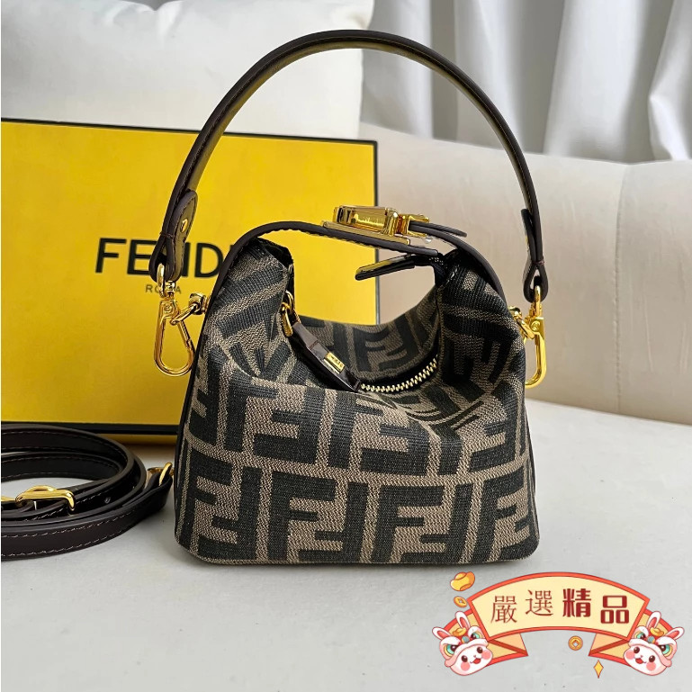 二手 FENDI（芬迪）vintage 中古包 飯盒包 化妝包 萬用包 手提包 單肩包 斜挎包 女款 迷你