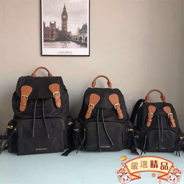 精品二手 BURBERRY（博柏利）The Rucksack 軍旅包 後背包 雙肩包40166221