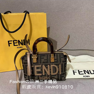 FENDI 芬迪 By The Way迷你手袋Boston 迷你 手提包 斜挎包 肩背包