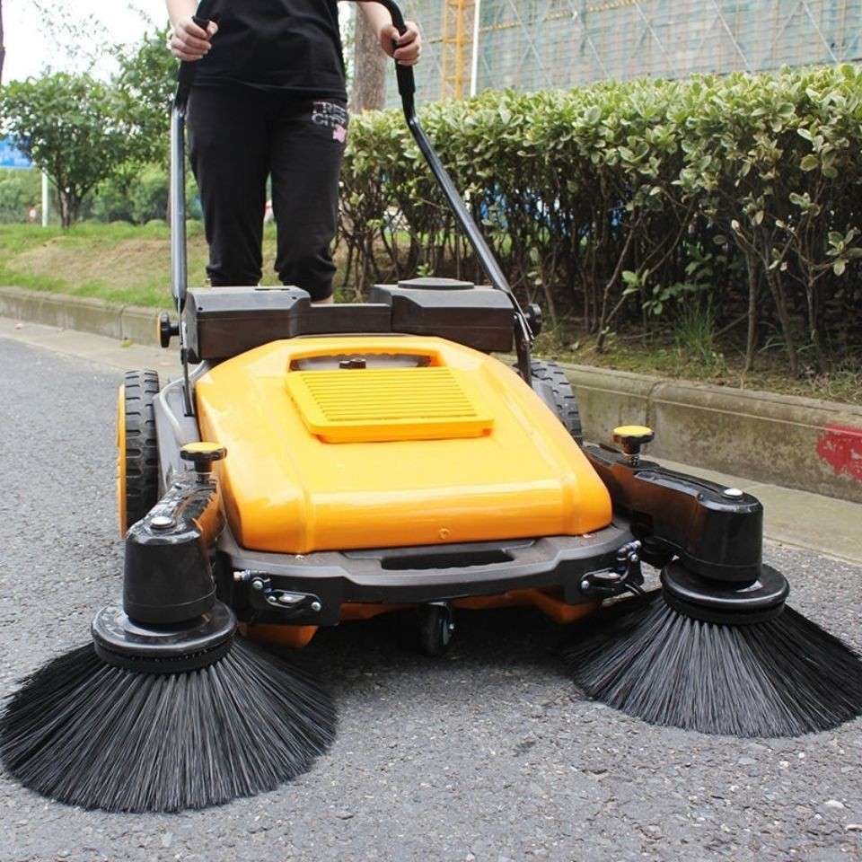 手推式手動掃地機 工業工廠吸塵除塵掃地機車間倉庫掃地機 物業垃圾粉塵雞舍清潔手動掃地清潔車