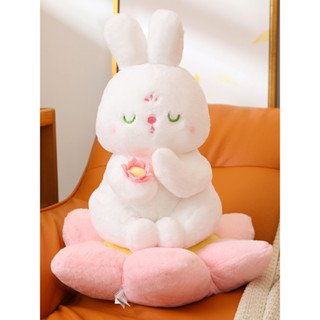 兔子玩偶佛系毛絨玩具女生小白兔公仔抱枕娃娃創意禮物可愛睡覺抱