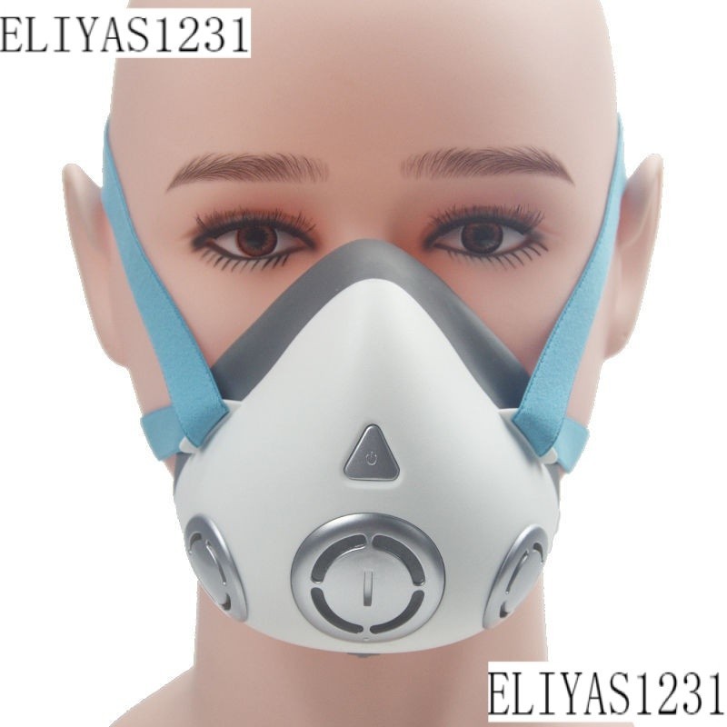 ★★防霧霾甲醛專用電動口罩智能防毒面具孕婦辦公室裝修防二手煙面罩