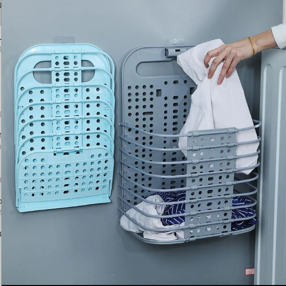 髒衣籃 籃子可折疊的髒衣籃大號 掛壁收納換洗衣服 收納籃