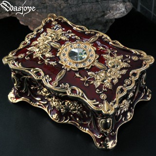 大促Wasjoye彩繪潘若拉復古歐式韓國公主首飾盒飾品收納盒珠寶戒指盒