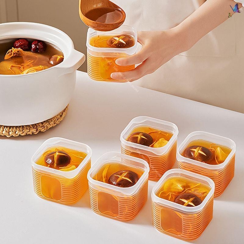 蝦皮優選日本凍湯分裝盒 冰箱食物剩菜剩飯收納盒 冷凍肉保鮮盒 食品級高湯冷凍儲存盒