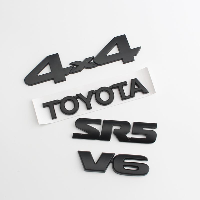 車品適用于豐田皮卡車標 塔科馬TOYOTA TACOMA 4X4 SR5改裝貼標 尾標 汽車裝飾 汽車貼 汽車改裝