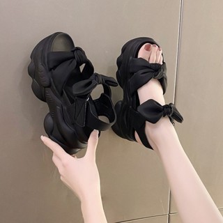 MM鞋店🌈涼鞋女 厚底涼鞋 小個子涼鞋女新款厚底鬆糕坡跟羅馬鞋網紅爆款休閒增高女涼鞋 運動涼鞋 防滑涼鞋 女生涼鞋
