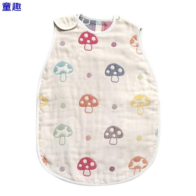 🍓兒童套裝🍓日本製   六層紗蘑菇 防踢背心 防踢被 兒童尺寸至歲