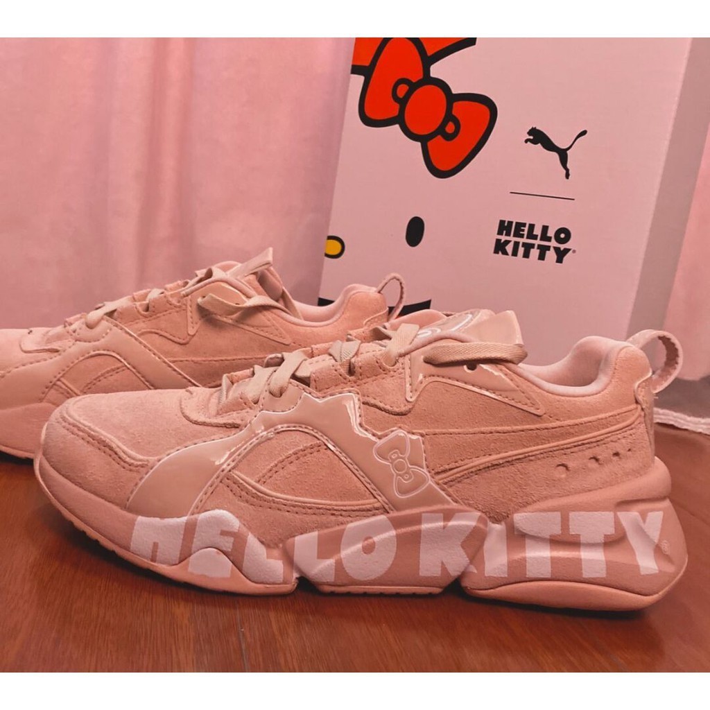 限時特惠 PUMA NOVA 2 HELLO KITTY 麂皮 粉紅 女款 鞋 372327-01