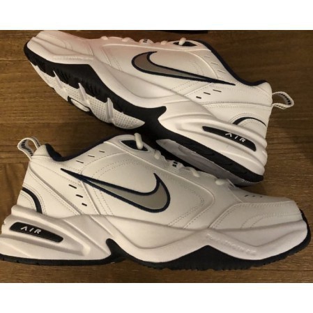 日韓現貨 nike air monarch iv 415445-102 白底銀勾 老爹鞋 慢跑鞋 復古