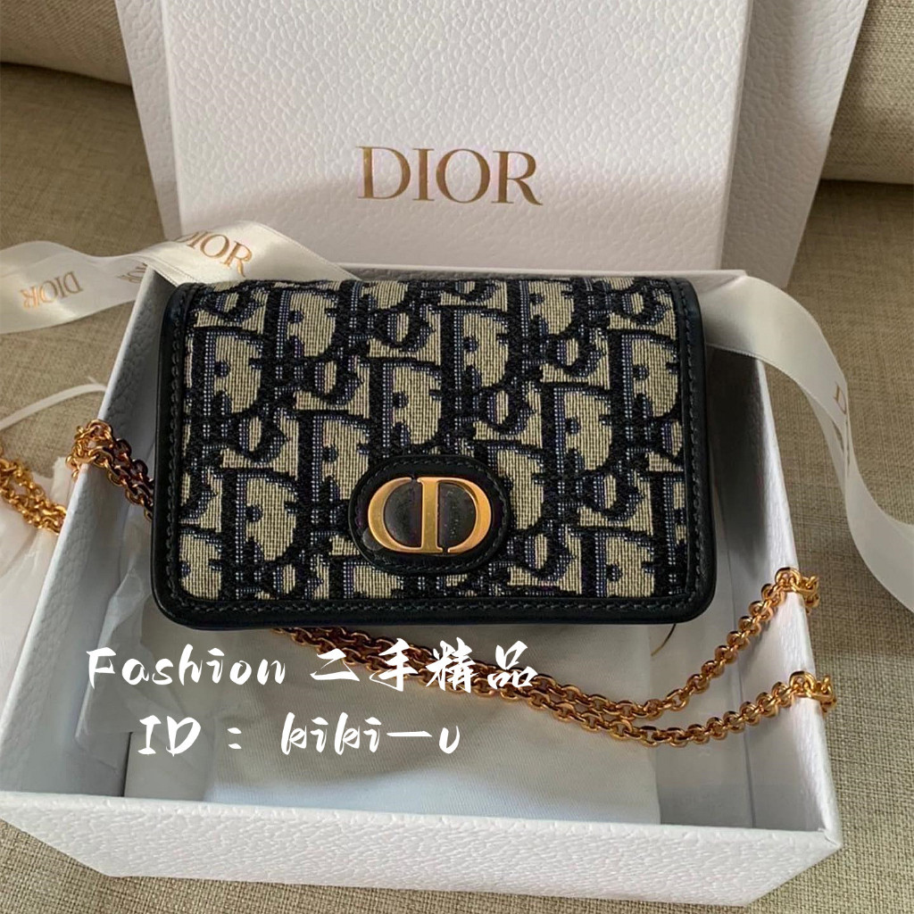 精品二手 DIOR 迪奧30 MONTAIGNE Nano 蒙田包 腰包 斜背包 鏈條包 手拿包 實拍