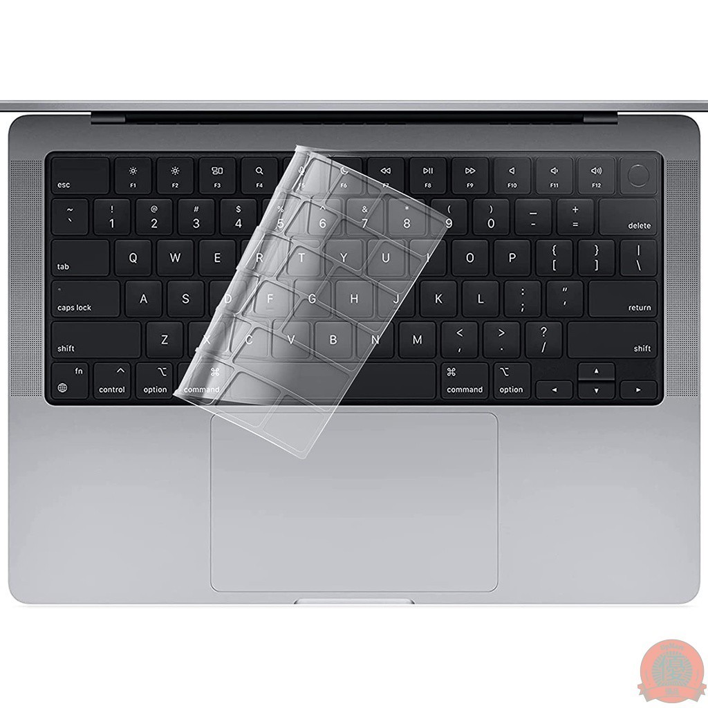 2024 最新款超薄適用於蘋果MacBook TPU鍵盤護罩 Mac Pro 14 M1 16 M1 MAX 鍵盤膜防塵