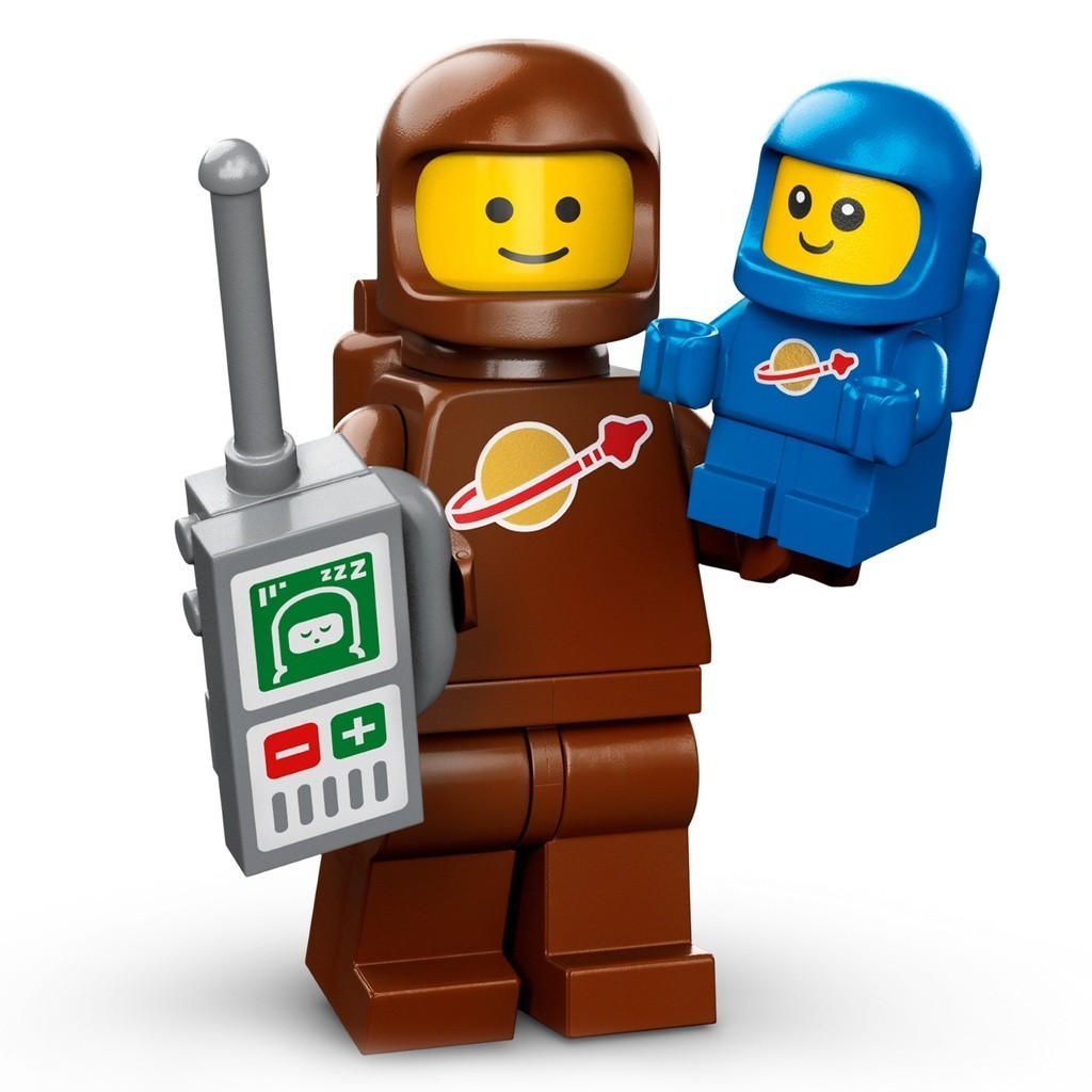 LEGO人偶 71037-3 棕色太空人和太空寶寶 人偶抽抽包系列【必買站】樂高人偶
