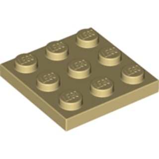 LEGO零件 薄板磚 3x3 沙色 11212 6115031【必買站】樂高零件