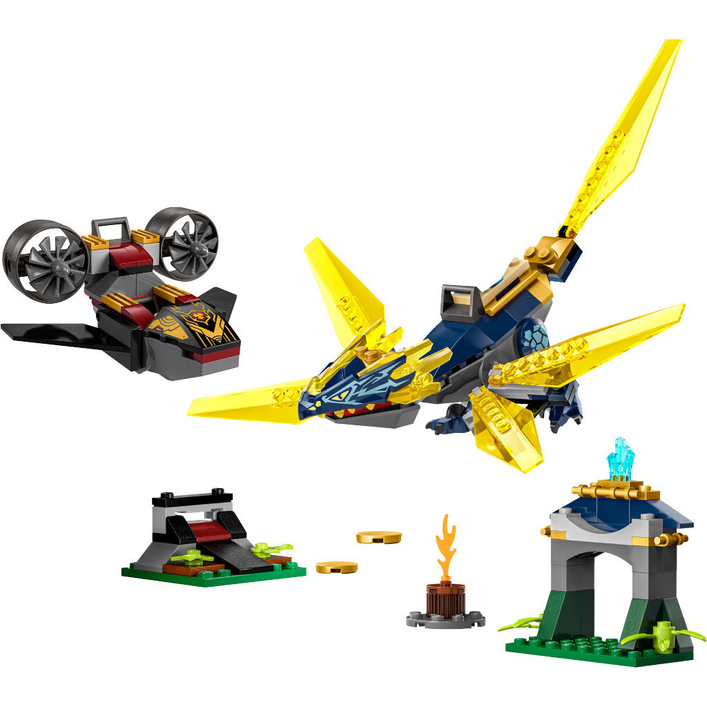 LEGO場景 71798-D 噴射機和有能量水晶的藏身洞窟 (不含人物) 旋風忍者系列【必買站】樂高場景