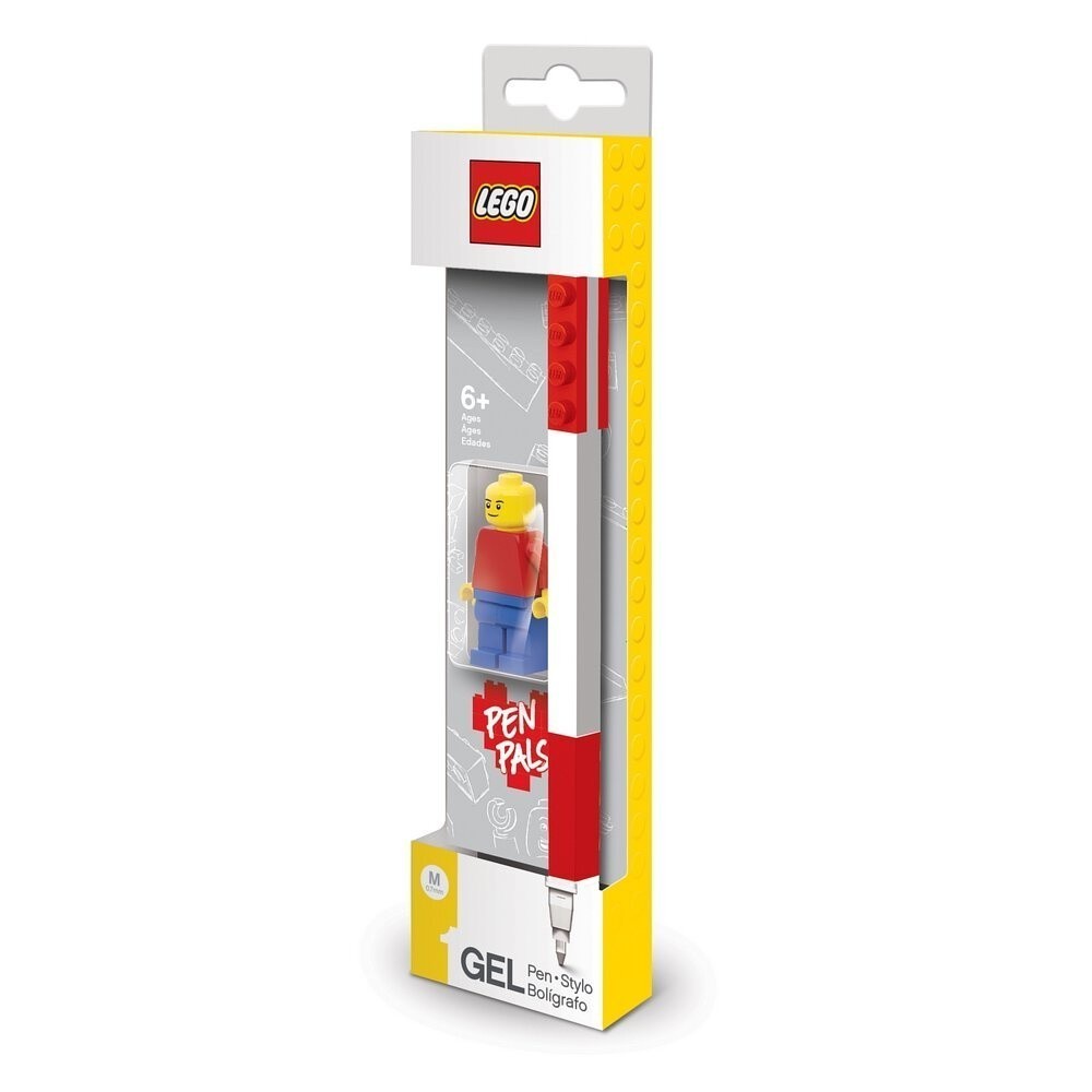 LGL-52602 LEGO 積木原子筆 - 紅色(附人偶)【必買站】樂高文具周邊