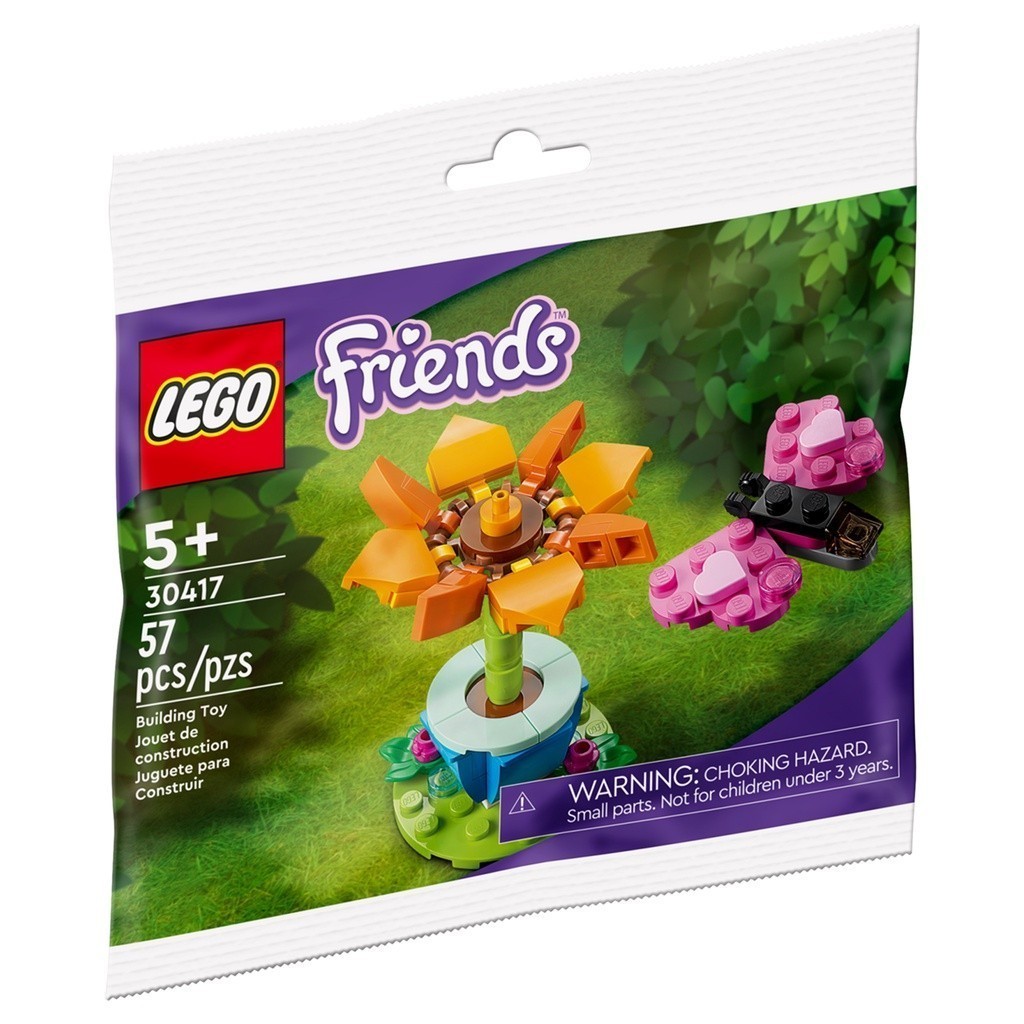 LEGO 30417 庭園花卉與蝴蝶 polybag 創意百變 3 合 1系列【必買站】樂高場景