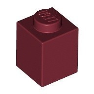 LEGO零件 基本磚 1x1 3005 深紅色【必買站】樂高零件