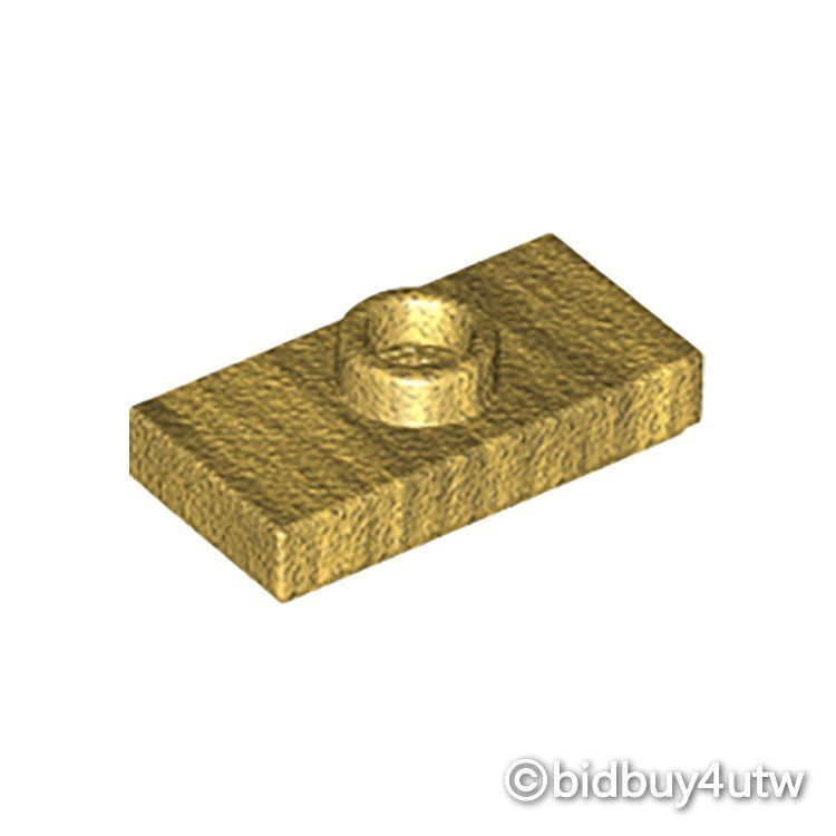 LEGO零件 變形平板磚 1x2 15573 珍珠金色 6092594【必買站】樂高零件