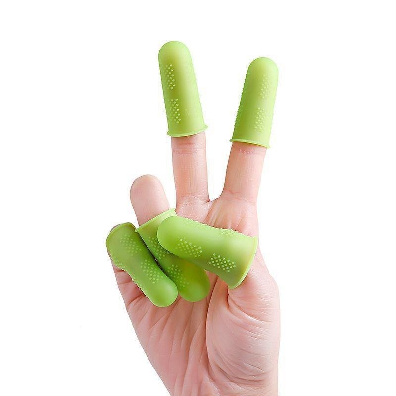 🔥台灣發售🔥 手指保護套 硅膠手指套防燙傷割傷指套耐高溫防滑手指套子護手工製作工作幹活