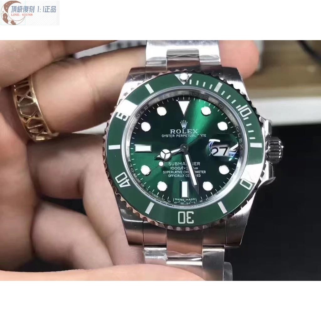 高端 N廠Rolex勞力士手錶綠水鬼腕錶勞力士鬼實拍免運（出貨前可拍視頻確認）