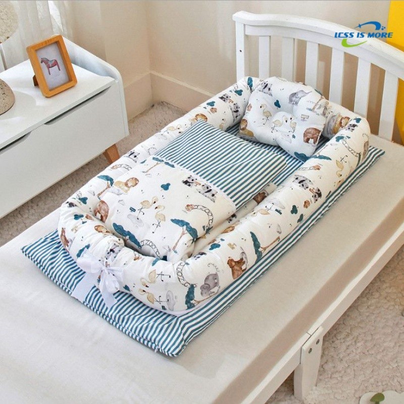便攜式床中床 寶新生兒仿生睡床 可移動嬰兒床 寶寶防壓 便攜式床中床 嬰兒床中床 便攜式嬰兒床 嬰兒床邊床 防壓嬰兒床