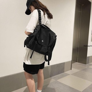 雙肩包 臺出後揹包 書包法式多功能兩用小眾便攜式短途出差包輕便上課通勤包百搭時尚情侶