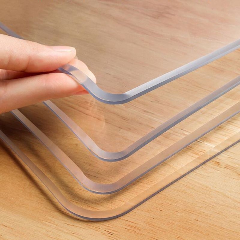PVC透明桌布軟玻璃防水防粘防燙防滑耐高溫餐桌墊茶幾電視柜墊
