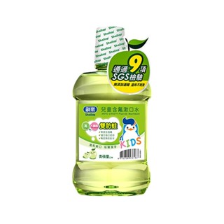 刷樂兒童含氟漱口水-青蘋果500ml【Tomod's三友藥妝】