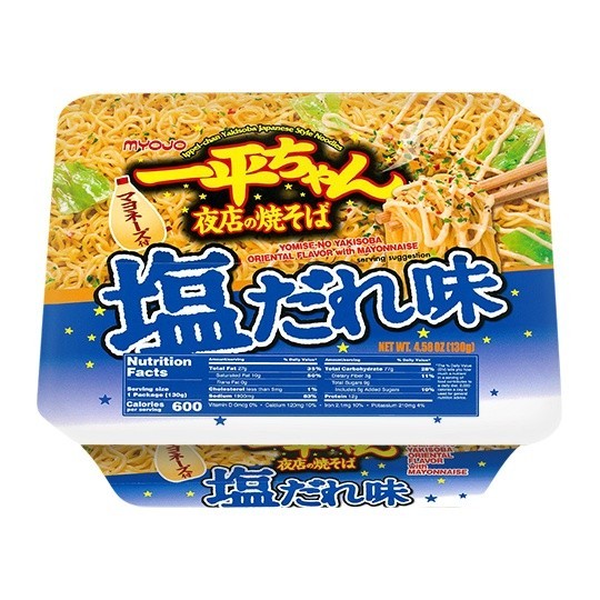 明星一平夜店炒麵鹽味速食麵【Tomod's三友藥妝】