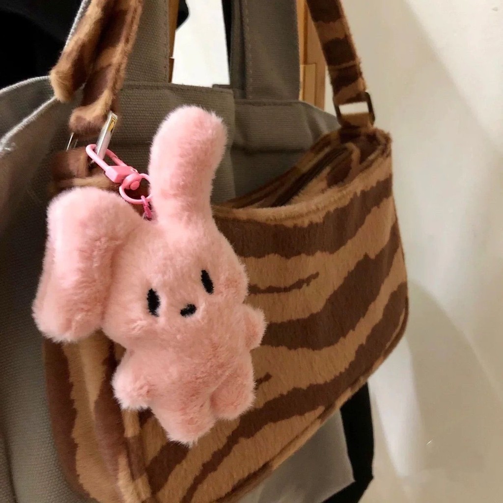 🎀妮醬包包館|包包吊飾 超可愛粉色垂耳兔掛件包包鑰匙扣學生閨蜜掛件高顏值鑰匙鏈情侶款
