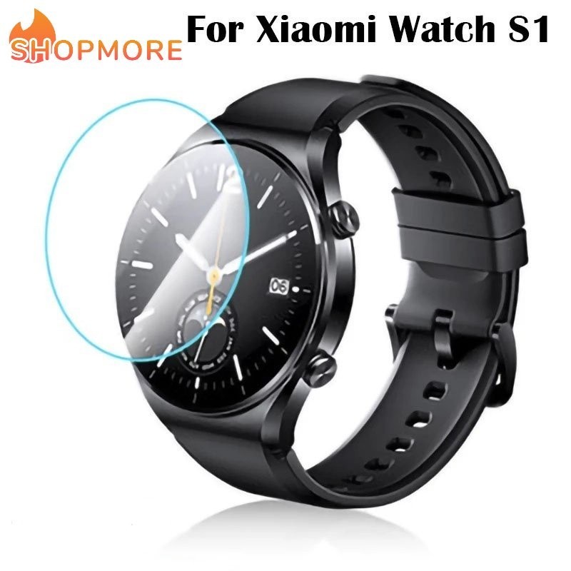 【批發價】5個起批XIAOMI 1pc 屏幕保護膜適用於小米手錶 S1/智能手錶鋼化玻璃防刮保護膜