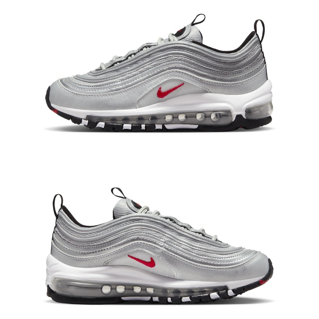 [老K]NIKE AIR MAX 97 QS GS 銀彈 3M 反光 氣墊 子彈 大童鞋 女鞋 918890-001