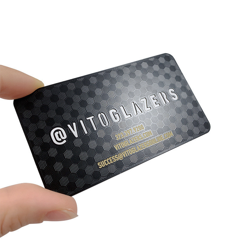 客製會員卡名片 金屬鏤空名片玫瑰金拉絲會員積分卡片啞黑高檔印金貴賓VIP卡客製