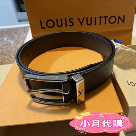 歐洲代購 LV 路易威登 PONT NEUF 寬3.5 皮帶 M0000U 腰帶 男款 實拍 免運