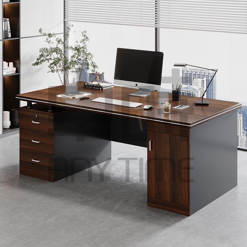 【卓時精選】辦公桌臺式電腦桌椅組合家用簡約現代辦公室老板桌職員桌子工作臺