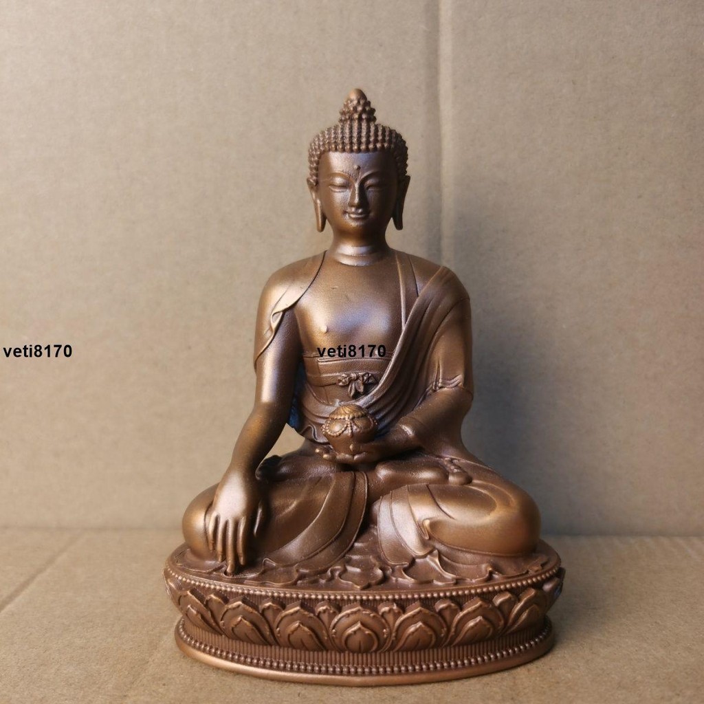新品*熱銷*10cm释迦牟尼佛桑杰哈迦图巴紫铜铜像三宝梵天佛堂供奉达摩悉达多