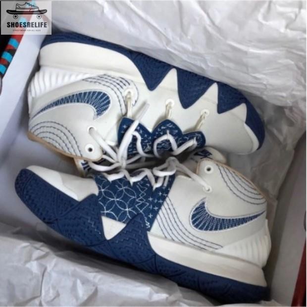 【SR】Nike Kybrid S2 EP 米白 藍 刺繡 Kyrie Hybrid 男鞋 籃球鞋 DA6806 現貨