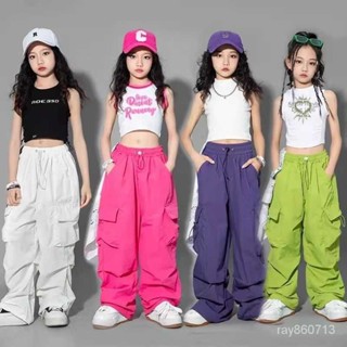 兒童錶演服 演出服 兒童舞蹈服 爵士舞 嘻哈 j azz舞蹈服裝 練功服 hiphop兒童街舞潮服套裝 SIJF