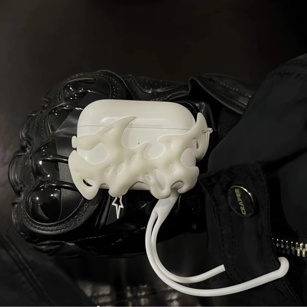 ins外骨骼蘋果耳機保護套Airpods12345代pro二代個性簡約保護殼鞋