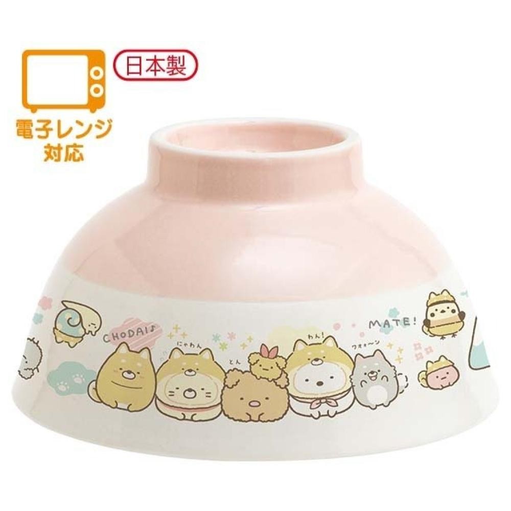 免運 角落生物 Sumikko Gurashi 陶瓷碗(粉色) 日本製 賣場多款任選