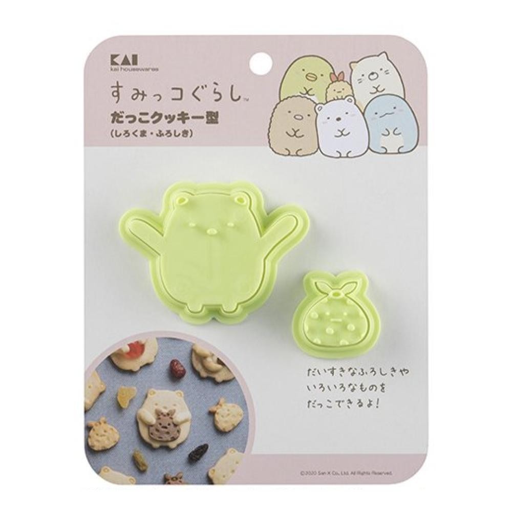 免運 角落生物 Sumikko Gurashi 餅乾用造型塑膠壓模(白熊&amp;包伏) 日本製 賣場多款任選