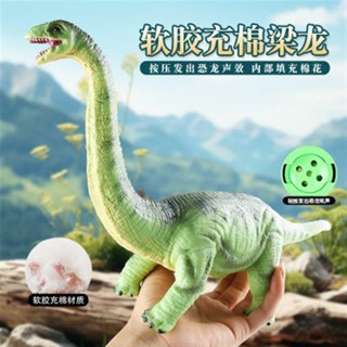 🧨臺灣出貨🧨兒童認知模擬軟膠大號梁龍恐龍玩具腕龍長頸龍地震龍動物模型擺件