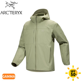 【ARC'TERYX 始祖鳥 男 Gamma 輕量軟殼外套《卡洛斯綠》】X000007741/登山/連帽/輕薄防風/防曬