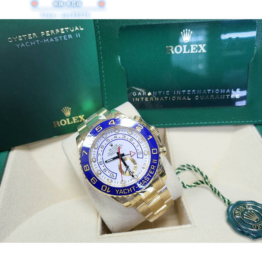 Rolex 勞力士 Yacht Master 116688 大遊艇 黃K 21.10 藍鋼針 全新 倒數計時腕錶