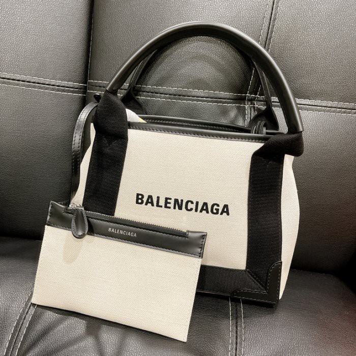 Balenciaga 巴黎世家 Navy Cabas XS 帆布 手提 斜背 包 帆布 390346現貨