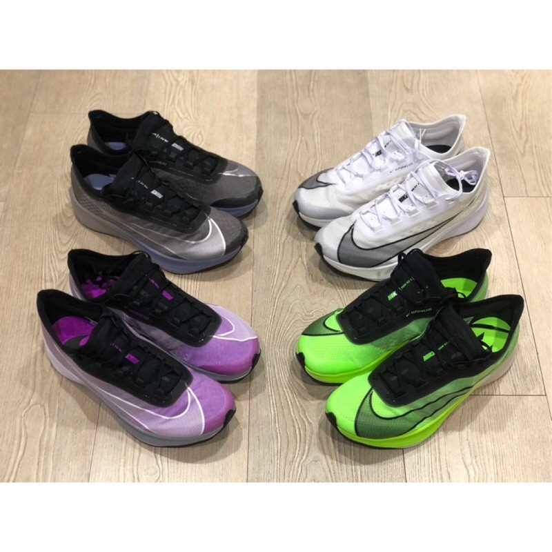 Nike Zoom Fly 3 螢光綠/白黑/紫/黑灰 慢跑鞋AT8240-300/100/500/001