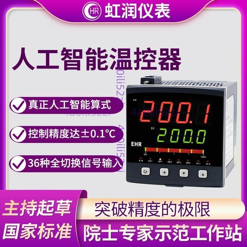 [企業店鋪]虹潤人工智能溫控器工業恒溫升溫降溫PID調節儀表溫度控制器E300 可開票