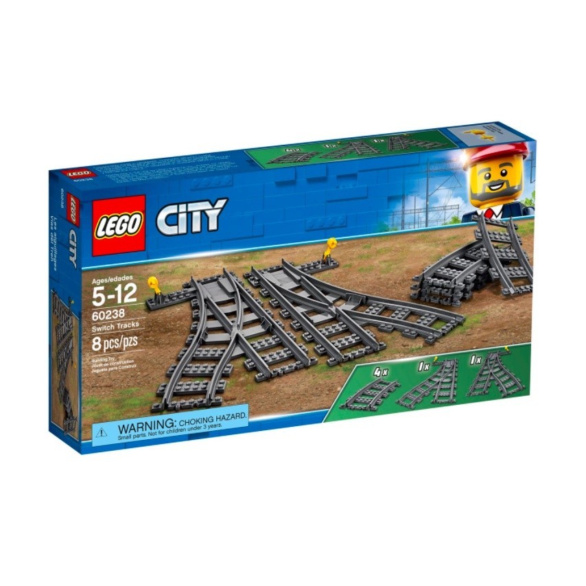 『現貨』LEGO 60238	City-切換式軌道     盒組  【蛋樂寶樂高館】