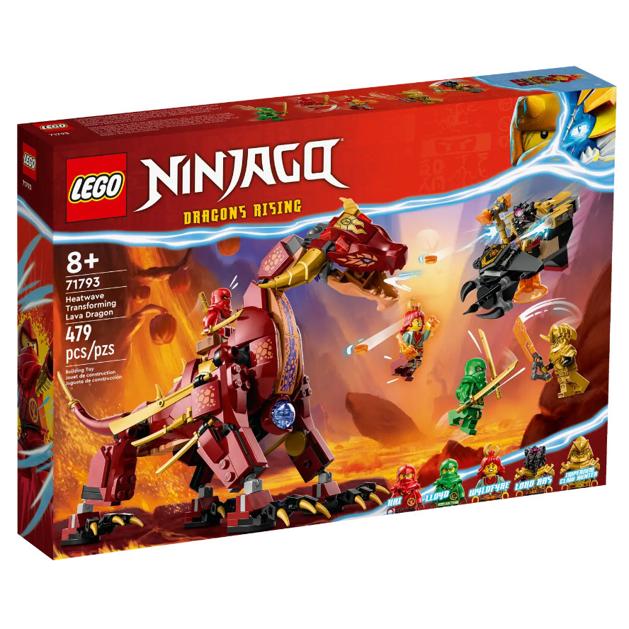 『現貨』LEGO 71793	Ninjago-變形熔岩龍    盒組   【蛋樂寶樂高館】